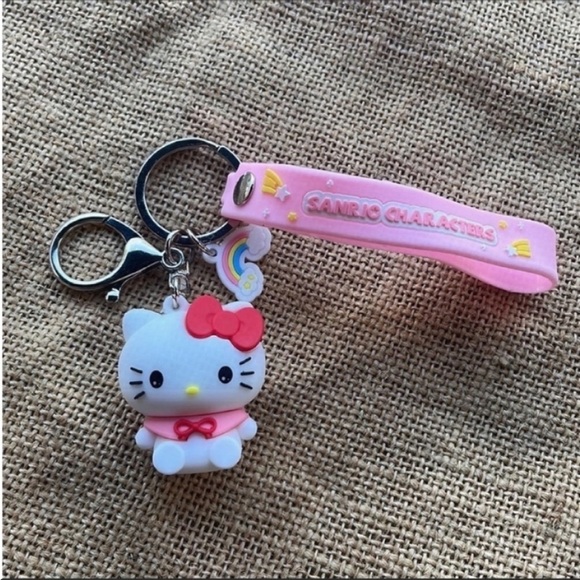 Sanrio Hello Kitty Friends Cartoon Kawaii Keychain Purse Charm 3D Keychain - Picture 6 of 8